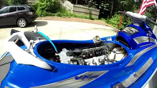 2005 Yamaha VX110 Airbox Removal and Uni install