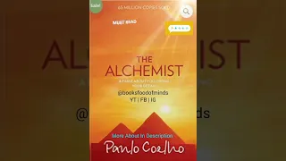 The Alchemist Novel | Paulo Coelho #paulocoelho #bookrecommendations #yts  @booksfoodofminds7349
