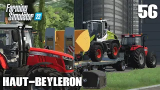 Clearing The SILO For Next Batch | Animals on Haut-Beyleron | Farming Simulator 22 Timelapse | Ep56