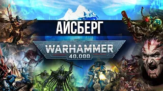 Айсберг Warhammer 40k #1 | Орки, Эльдары, Космодесант, Примархи, некроны и имперская гвардия