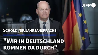 Scholz in Neujahrsansprache: "Wir kommen da durch" | AFP