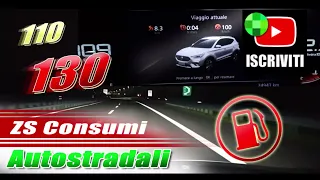 MG ZS: Test consumi Autostradali - 1.0 Turbo Manuale