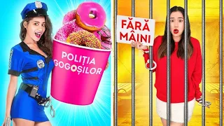 FĂRĂ MÂINI VS. CU O MÂNĂ VS. CU AMBELE MÂINI || Situații amuzante! Provocare marca 123 GO! CHALLENGE