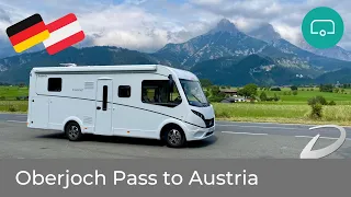 Over the mountains to Austria -  Dethleffs Trend Motorhome