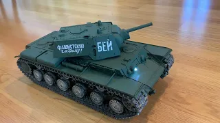 HENG LONG 1/16 RC RUSSIAN TANK KV-1  - UNBOXING