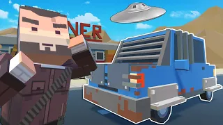 UFO INVASION in The Long Drive! (Tiny Town VR)