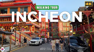 Incheon KOREA - Night Walk in Chinatown and Japanese Street, Korea Travel vlog
