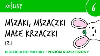 Mszaki cz.1 mchy, wątrobowce, glewiki - budowa, klasyfikacja, rozmnażanie, cykl życiowy - biologia