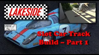 Wood Routed Slot Car Track Build - Part 1