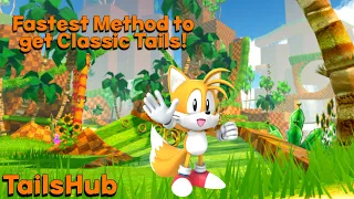 The FASTEST Method To Get Classic Tails! (Sonic Speed Simulator)