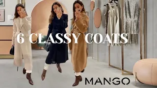 6 MUST HAVE CLASSY COATS| MANGO HAUL TRY ON|