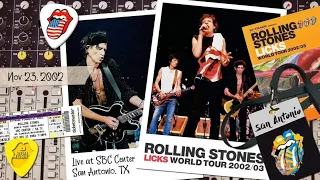 The Rolling Stones live at SBC Center, San Antonio - November, 23, 2002 | Complete concert | audio