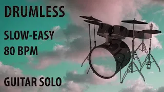 Easy Drumless Backing Track | Slow Funk  | 80 BPM