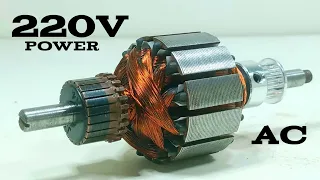 How to make free electricity generator 220 volt using high power router