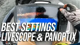 BEST Garmin Panoptix and LiveScope Setup and Settings