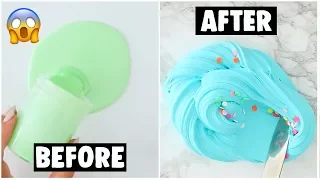 EXTREME SLIME MAKEOVERS *fixing my old slimes*