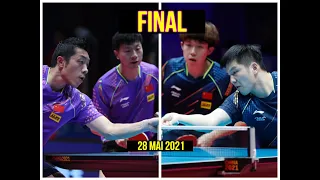 Ma Long/Xu Xin vs. Wang Chuqin/Fan Zhendong Men’s Doubles Final