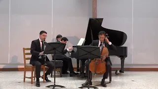 Brahms Trio Op. 114 - Boris Allakhverdyan (clarinet), Ben Hong (cello), & Talon Smith (piano)