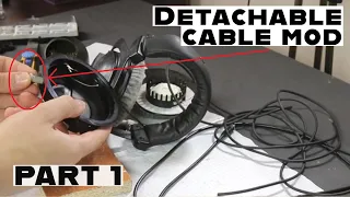 Beyerdynamic DT 770 Detachable cable mod - PART 1