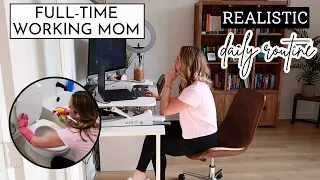 My Daily Routine as a Full-Time Working Mom | Work from Home Mom Routines | Amanda Fadul