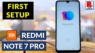 How to Set Up First Time Xiaomi Redmi Note 7 Pro