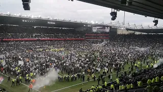 Derby County vs Carlisle 2-0 (Derby fans pitch invasion) Championship Promotion 2024