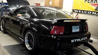 Dyno Pull - 383 RWHP - 2003 Ford Mustang 3.8L V6 - Auto