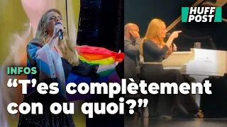 Adèle recadre sèchement un spectateur anti-LGBT+