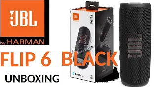 JBL FLIP 6 BLACK unboxing/ rozpakowywanie speaker/ głośnik