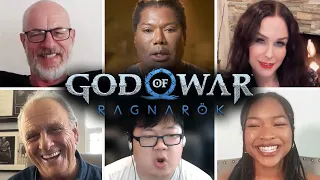 GOD OF WAR RAGNAROK Cast re-enact Voice Lines from the Game