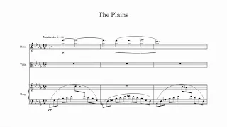 [Original Work] The Plains, for Flute, Viola and Harp (2021)