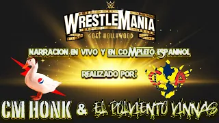 Wrestlemania 39 Narración amateur en vivo (Con el polviento Viñas y CM Honk)