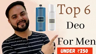 Top 6 Deodorants for Men Under ₹250 || Best Deo for Men