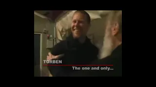 LARS ULRICH'S FATHER (TORBEN) BEING LIKE A FATHER FOR JAMES HETFIELD - RARE BACKSTAGE VIDEO #SHORTS