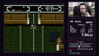 [Former World Record] Duck Tales 2 (NES) - Any% speedrun in 9:05
