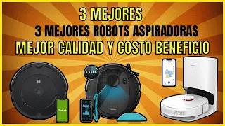 3 Mejores ROBOTS ASPIRADORAS Para Comprar en 2023. ROBOT ASPIRADORA Calidad y Costo Beneficio