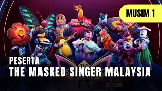Peserta THE MASKED SINGER Malaysia Musim 1 (2020)