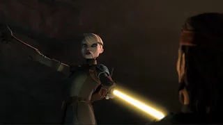 Ventress uses her lightsabers against the Bad Batch | The Bad Batch Season 3 Episode 9