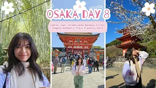 Fushimi Inari, Arashiyama Bamboo Forest, Sagano Train, Kiyomizu Dera | Osaka Spring 2024, Day 8