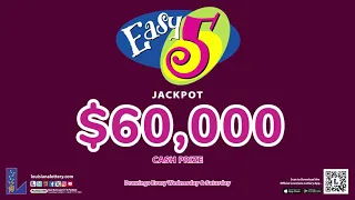 5-11-24 Easy 5 Jackpot Alert!