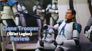 Clone Trooper (501st Legion) - The Vintage Collection - Star Wars Toy Review