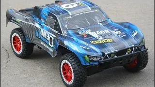 Распаковка и обзор на шорт-корс трак Remo Hobby Truck 9emu 4WD RTR масштаб 1:8 2.4G - RH8025-BLUE