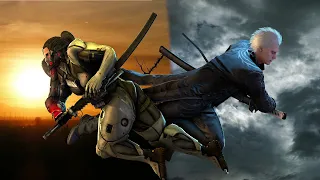 Metal Gear Rising: Vergil vs Improved Jetstream Sam (with Bury the Light Mod)