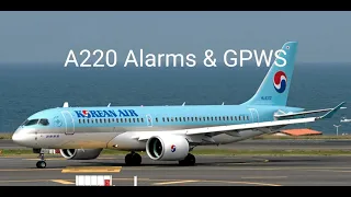 Airbus A220 Alarms & GPWS