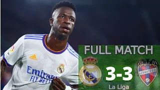 Real Madrid vs Levante 3-3 | Full highlights & goals LaLiga 08/2021