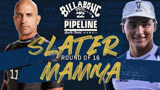 Kelly Slater vs Barron Mamiya CRAZY HEAT Billabong Pro Pipeline Round Of 16 FULL HEAT REPLAY