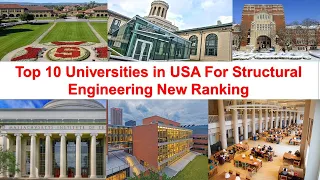 Top 10 UNIVERSITIES IN USA FOR STRUCTURAL ENGINEERING New Ranking