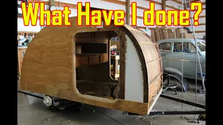 Teardrop trailer rehab.