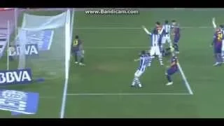 Jordi Alba Own Goal - Real Sociedad vs Barcelona 1-0 ( La Liga )