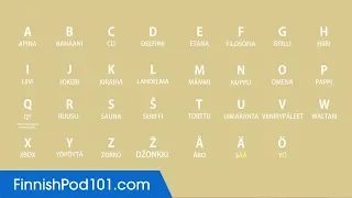 Learn ALL Finnish Alphabet in 2 Minutes - How to Read and Write Finnish